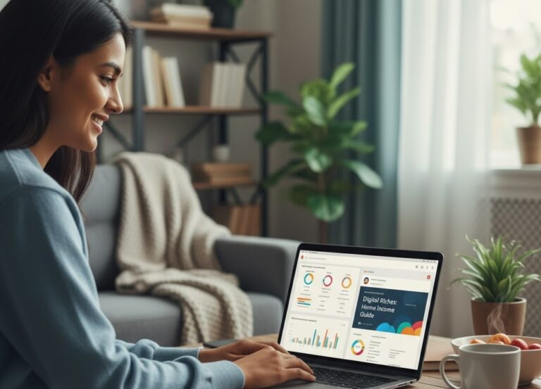 Digital Riches: Your Simple Guide to Making Money Online from Home